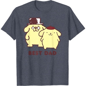 image:imagePompompurin Best Dad Fathers Day TShirtHeather Blue
