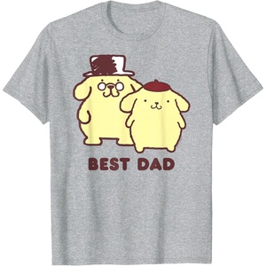 image:imagePompompurin Best Dad Fathers Day TShirtHeather Grey