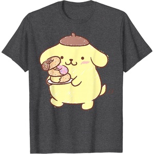 image:imagePompompurin Donuts TShirtDark Heather Grey