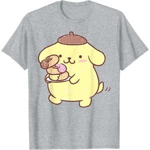 image:imagePompompurin Donuts TShirtHeather Grey
