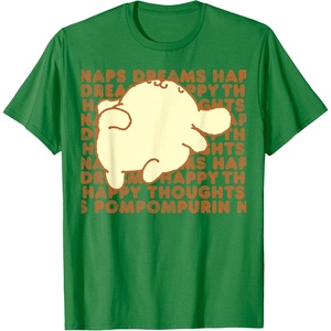image:imagePompompurin Happy Thoughts Nap Time TShirt SmallKelly Green