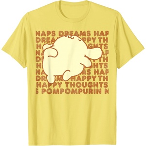 image:imagePompompurin Happy Thoughts Nap Time TShirt SmallLemon Yellow
