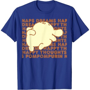 image:imagePompompurin Happy Thoughts Nap Time TShirt SmallRoyal Blue