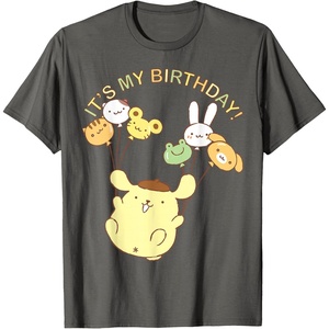 image:imagePompompurin Its My Birthday TShirt SmallAsphalt Grey