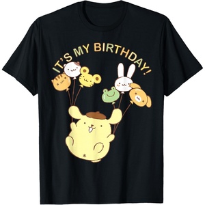 image:imagePompompurin Its My Birthday TShirt SmallBlack