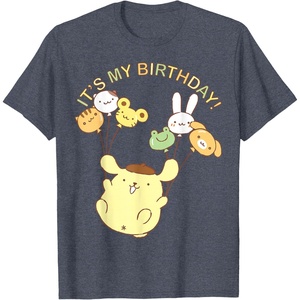 image:imagePompompurin Its My Birthday TShirt SmallHeather Blue