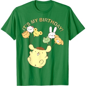 image:imagePompompurin Its My Birthday TShirt SmallKelly Green