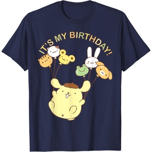 image:imagePompompurin Its My Birthday TShirt SmallNavy Blue