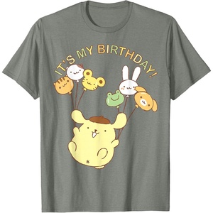 image:imagePompompurin Its My Birthday TShirt SmallOlive Heather