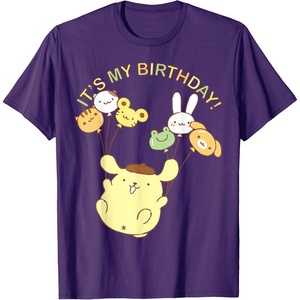 image:imagePompompurin Its My Birthday TShirt SmallPurple