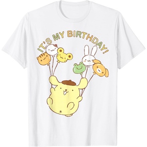 image:imagePompompurin Its My Birthday TShirt SmallWhite