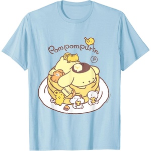 image:imagePompompurin Pancake Friends Tee Shirt TShirtBaby Blue