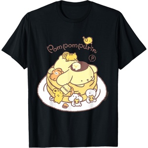 image:imagePompompurin Pancake Friends Tee Shirt TShirtBlack