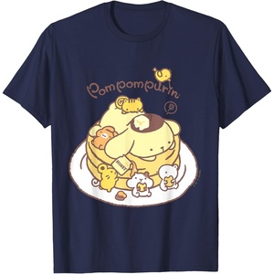 image:imagePompompurin Pancake Friends Tee Shirt TShirtNavy Blue