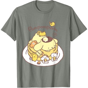 image:imagePompompurin Pancake Friends Tee Shirt TShirtOlive Heather