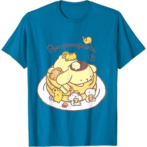 image:imagePompompurin Pancake Friends Tee Shirt TShirtSapphire Blue