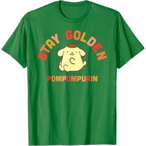 image:imagePompompurin Stay Golden TShirtKelly Green