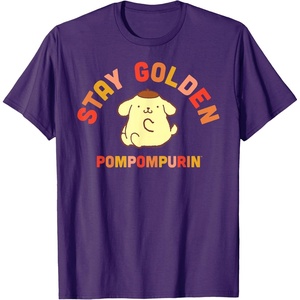 image:imagePompompurin Stay Golden TShirtPurple