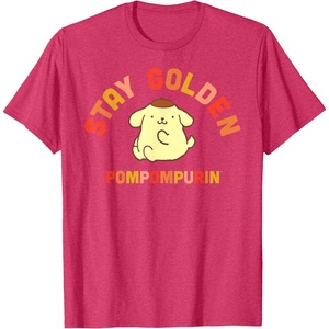 image:imagePompompurin Stay Golden TShirtRed Heather