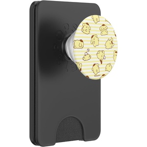 image:imagePompompurin Yellow Stripes PopSockets Adhesive PopGripMagnetic PopWallet