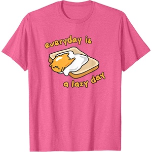 image:imageSANRIO Gudetama Everyday is a Lazy Day TShirtPink Heather