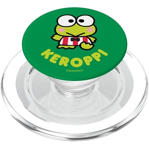 image:imageSANRIO Keroppi Character Front and Back PopGrip Adhesive PopSocket for iPhone 11 BlackMagnetic PopGrip