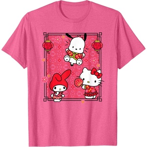 image:imageSanrio Characters Lunar New Year TShirtPink Heather