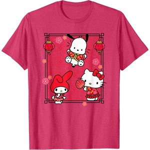 image:imageSanrio Characters Lunar New Year TShirtRed Heather