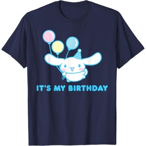 image:imageSanrio Cinnamoroll Birthday TShirt Adult Classic Fit Blue Crew Neck Short SleeveNavy Blue
