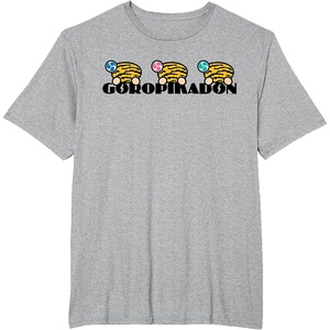 image:imageSanrio Goropikadon Thunder Boys Backside Tee Shirt TShirtHeather Grey