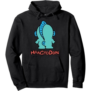image:imageSanrio Hangyodon Backside Hoodie Pullover HoodieBlack