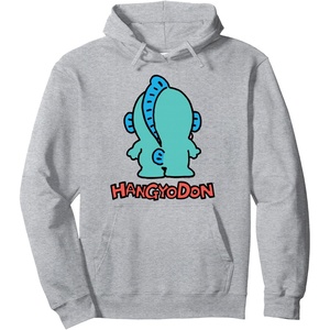 image:imageSanrio Hangyodon Backside Hoodie Pullover HoodieHeather Grey