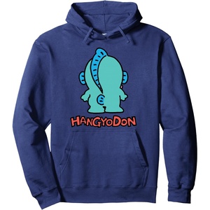image:imageSanrio Hangyodon Backside Hoodie Pullover HoodieNavy Blue