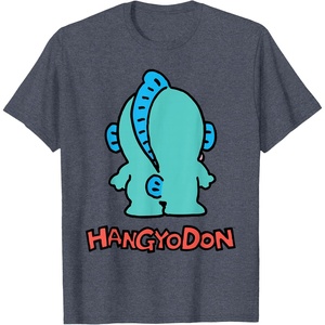image:imageSanrio Hangyodon Backside Logo Tee Shirt TShirtHeather Blue