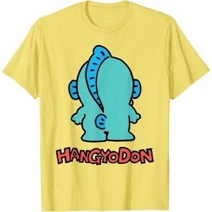 image:imageSanrio Hangyodon Backside Logo Tee Shirt TShirtLemon Yellow