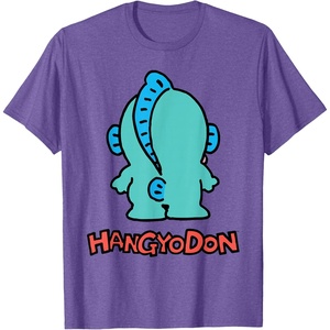 image:imageSanrio Hangyodon Backside Logo Tee Shirt TShirtPurple Heather