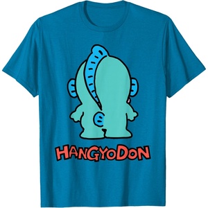 image:imageSanrio Hangyodon Backside Logo Tee Shirt TShirtSapphire Blue