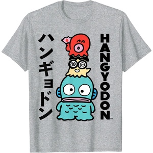 image:imageSanrio Hangyodon Japanese Tee Shirt TShirtHeather Grey