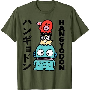 image:imageSanrio Hangyodon Japanese Tee Shirt TShirtOlive Green