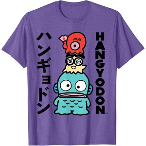 image:imageSanrio Hangyodon Japanese Tee Shirt TShirtPurple Heather