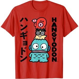 image:imageSanrio Hangyodon Japanese Tee Shirt TShirtRed