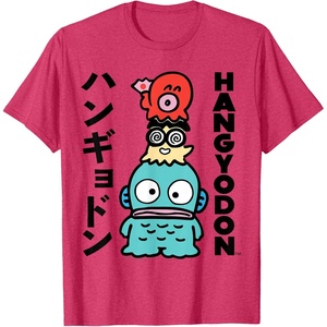 image:imageSanrio Hangyodon Japanese Tee Shirt TShirtRed Heather