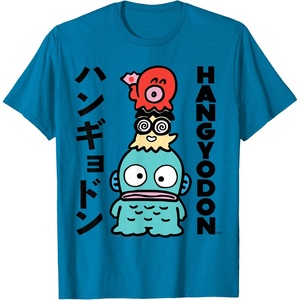 image:imageSanrio Hangyodon Japanese Tee Shirt TShirtSapphire Blue