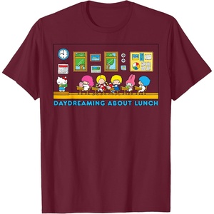 image:imageSanrio Hello Kitty and Friends Daydreaming about Lunch Class TShirtBurgundy