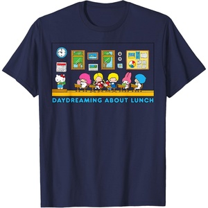 image:imageSanrio Hello Kitty and Friends Daydreaming about Lunch Class TShirtNavy Blue