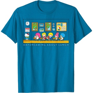 image:imageSanrio Hello Kitty and Friends Daydreaming about Lunch Class TShirtSapphire Blue