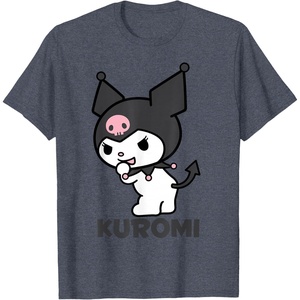 image:imageSanrio Kuromi Backside Logo Tee Shirt TShirtHeather Blue