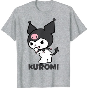 image:imageSanrio Kuromi Backside Logo Tee Shirt TShirtHeather Grey