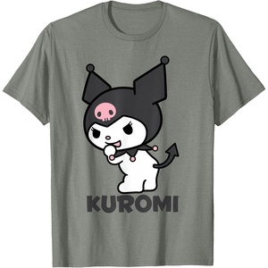 image:imageSanrio Kuromi Backside Logo Tee Shirt TShirtOlive Heather