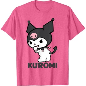 image:imageSanrio Kuromi Backside Logo Tee Shirt TShirtPink Heather